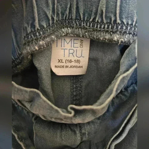 Women's XL linen shorts with tie - Picture 2 of 4